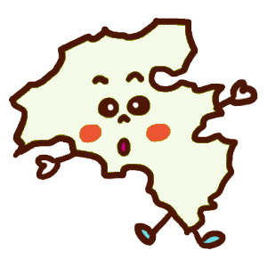 大分県のイラスト地図