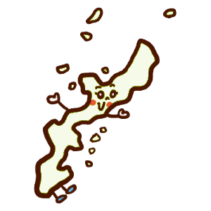 沖縄県のイラスト地図