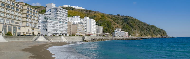 熱川温泉の風景