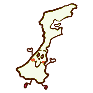 石川のイラスト地図