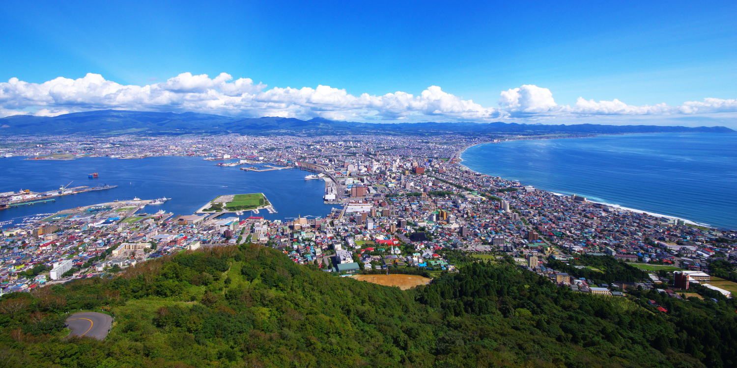 函館山展望台からの風景